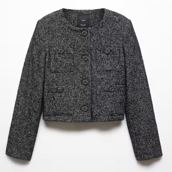 POCKET TWEED JACKET - Picture 1 of 4